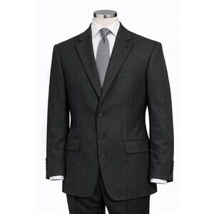 Size-Large Brooks Brothers Wool Silk Linen Blazer 40R Gray Sport Coat